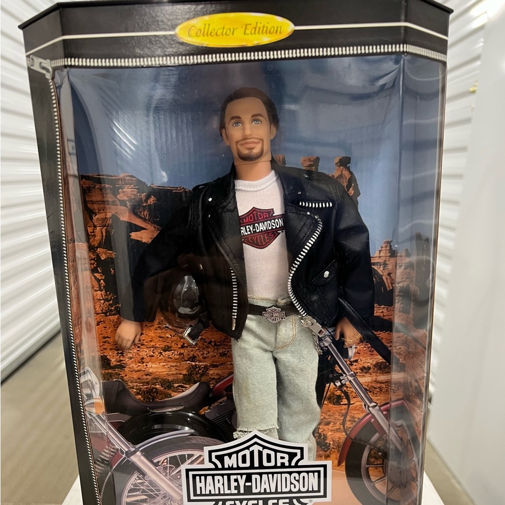 Barbie Harley-Davidson Ken Doll 1990 Original Box unopened